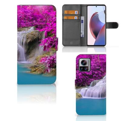 Motorola Edge 30 Ultra | Flip Cover | Waterval | Portemonnee hoesje