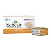 SCHESIR Kipfilet met pompoen in bouillon - nat kattenvoer - 6x50g