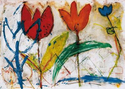 Kunstdruk Ursula Meyer-Petersen - Tulips 70x50cm