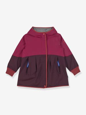 Waterdichte overgangsjas voor meisjes AINA MOVE FINKID, colorblock framboos