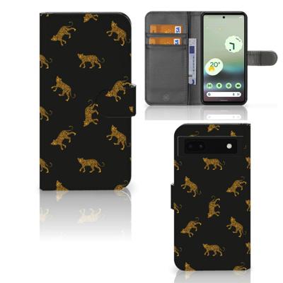 Telefoonhoesje | Met pasjeshouder | voor Google Pixel 6A Leopards