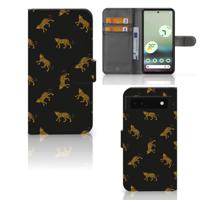 Telefoonhoesje | Met pasjeshouder | voor Google Pixel 6A Leopards