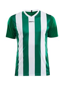 Craft 1905584 Progress Stripe Jersey JR - Team Green/White - 122/128