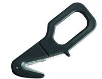 Herbertz gordelsnijder 12,5 cm RVS zilver/zwart 2 delig - thumbnail