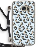 Zeemeermin: Samsung Galaxy S7 Transparant Hoesje met koord