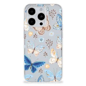 TPU Hoesje voor iPhone 15 Pro Vlinder