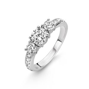 Ti Sento-Milano 12044ZI Ring met zirconia zilver Maat 52