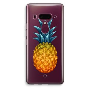 Grote ananas: HTC U12+ Transparant Hoesje