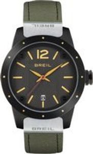 Horlogeband Breil TW1201 Leder/Textiel Groen 17mm
