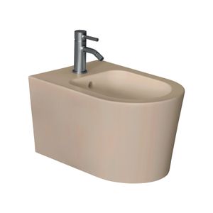 Bidet Salenzi Form Square Mat Taupe (exclusief kraan)