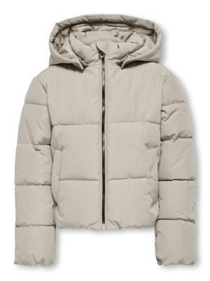 Kids ONLY winter winterjas meisjes - grijs - KogDolly - puffer