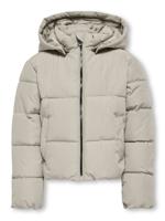 Kids ONLY winter winterjas meisjes - grijs - KogDolly - puffer