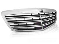 Tuning-Tec Grill MERCEDES W221 09-13 S65 AMG CHROOM ZWART - thumbnail