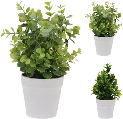 Diversen Kunstplant in bloempot groen 25cm