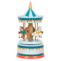 Small Foot - houten muziekdoos draaimolen