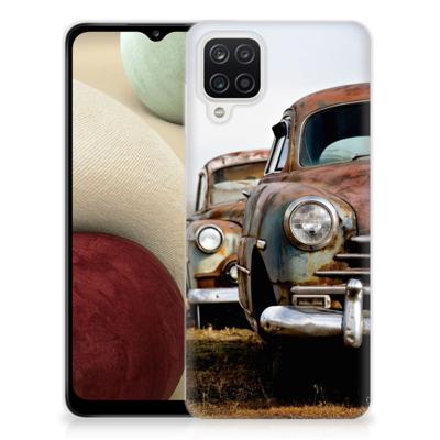 Samsung Galaxy A12 | Siliconen hoesje | met foto Vintage Auto