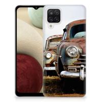Samsung Galaxy A12 | Siliconen hoesje | met foto Vintage Auto
