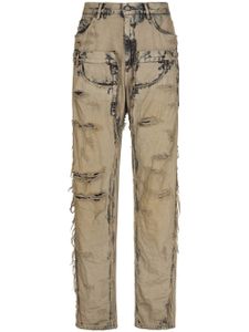 Dolce & Gabbana jean déstructuré à effet délavé - Tons neutres