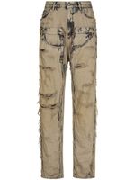 Dolce & Gabbana jean déstructuré à effet délavé - Tons neutres