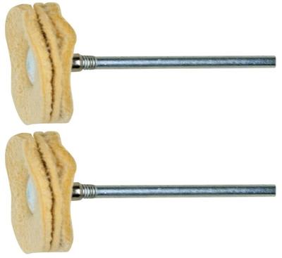 PROXXON polijstschijven set suede slice 22mm 2st