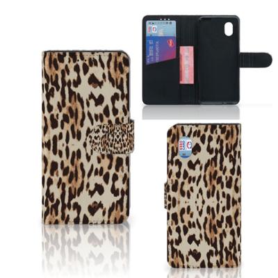 Alcatel 1B (2020) | Telefoonhoesje | Met pasjeshouder | Leopard