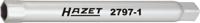 HAZET Bumperbuis dopsleutel 2797-1 · 1/4 inch (6,3 mm) vierkant hol · Buiten-zeskant-profiel · SW 10 mm HAZET Bumperbuis dopsleutel 2797-1 · 1/4 inch (6,3 mm) vierkant hol · Buiten-zeskant-profiel · SW 10 mm