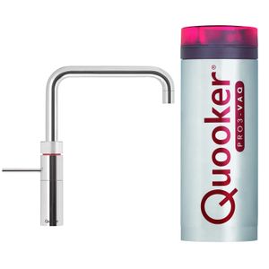 Quooker Fusion Square RVS met PRO3 VAQ-E Boiler