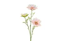 Decostar zijdebloem Dahlia iriserend 62 cm roze