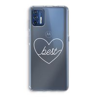Best heart pastel: Motorola Moto G9 Plus Transparant Hoesje