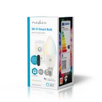 Nedis SmartLife LED Bulb | Wi-Fi | E14 | 470 lm | 4.9 W | 1 stuks - WIFILRW10E14 WIFILRW10E14 - thumbnail