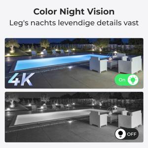 Reolink NVS8-8MB4 - 4K UHD-beveiligingssysteem, 8-kanaals NVR, 30 meter helder nachtzicht, 24/7 opname, slimme detectie