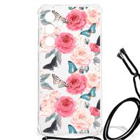 Samsung Galaxy A55 Case Butterfly Roses