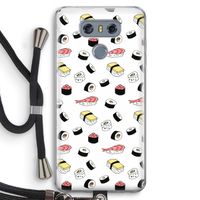 Sushi time: LG G6 Transparant Hoesje met koord