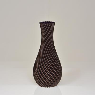 Cosmos 3D vaas 19x9x9cm Bronze Metallic