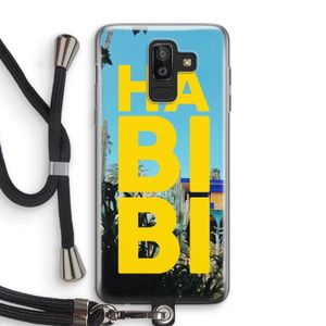 Habibi Majorelle : Samsung Galaxy J8 (2018) Transparant Hoesje met koord