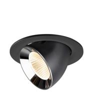 SLV InbouwspotNuminos Gimble L zwart/chroom 2700K - 40gr - 1009708