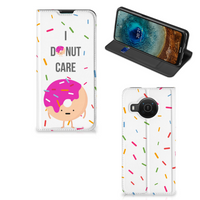 Nokia X20 | X10 Flip Style Cover Donut Roze