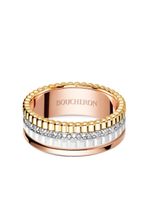 Boucheron petite bague Quatre en or, or rose, or blanc 18ct sertie de diamants - thumbnail