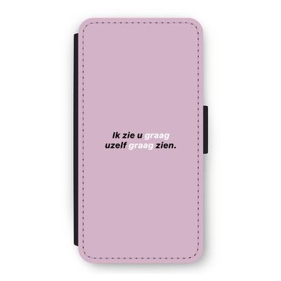 uzelf graag zien: iPhone 12 Flip Hoesje