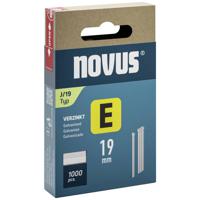 Novus Tools 044-0090 Nagels voor tacker Type J Afmeting, lengte 19 mm 1000 stuk(s)