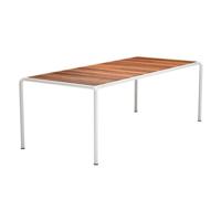Houe Avanti tuintafel 222x98 cm Muted White Essenhout