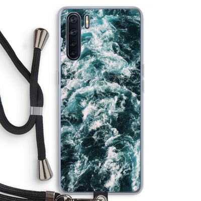 Zee golf: Oppo A91 Transparant Hoesje met koord
