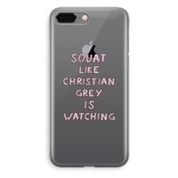 Christian Grey: iPhone 8 Plus Transparant Hoesje