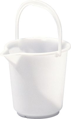 Hunersdorff Emmer | 10,5 l hogedruk-polyethyleen natuur | kunststofbeugel | d. 286 mm | hoogte 283 mm | 1 stuk - 941100 941100