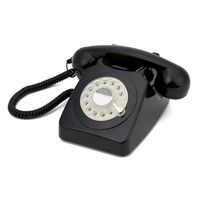 GPO Retro 746ROTARYBLA Telefoon met draaischijf klassiek jaren ‘70 ontwerp - thumbnail