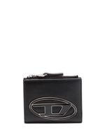 Diesel portefeuille 1DR en cuir - Noir