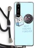 Best Friend Forever: Sony Xperia 1 III Transparant Hoesje met koord