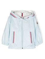 Moncler Enfant veste Granduc à patch logo - Bleu