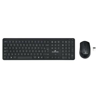 Toetsenbord en muis Bluestork Easy Slim AZERTY Zwart Frans