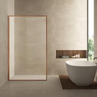 Wiesbaden Inloopdouche 120x200 cm. Nano Coating. Helder Glas